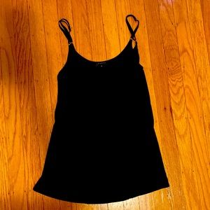 Theory satin spaghetti strap tank S adjustable straps super slimming